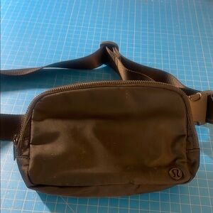 lululemon athletica Black Belt Bag Minimalist Design